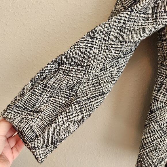 Banana Republic Black & White‎ Tweed Jacket/Blazer Size 8 - Picture 5 of 13